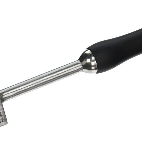 Amco 4-In-1 Stainless Steel Meat Tenderizer, Black