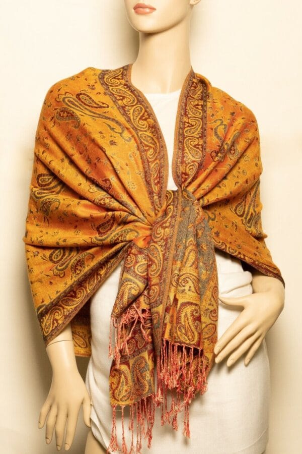 Jacquard Paisley Pashmina Shawl / Wrap / scarves 24 colors us wholesaler 94