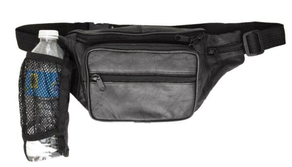 New Black Leather Mens Travel Fanny Waist Packs Bag Wallet Purse#2081/2131 4
