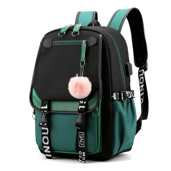 Women Girls Oxford Backpack 17" School Bag Waterproof Bookbag Travel Rucksack 13