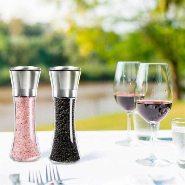 Premium Stainless Steel Salt and Pepper Grinder 3