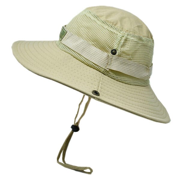 Mens Womens Summer Bucket Boonie Hat Wide Brim Mesh Top Cotton Sport Fishing Cap 9