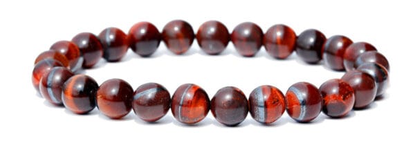 Tiger Eye Bracelet for Men Women Handmade Natural Stone Tiger Eye Beads Bracelet 15