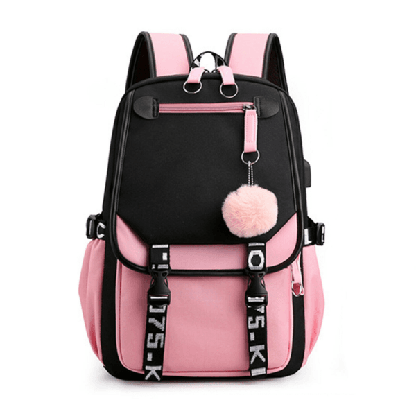 Women Girls Oxford Backpack 17" School Bag Waterproof Bookbag Travel Rucksack 18
