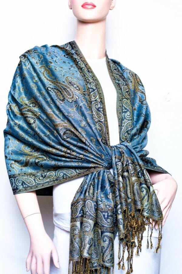 Jacquard Paisley Pashmina Shawl / Wrap / scarves 24 colors us wholesaler 101
