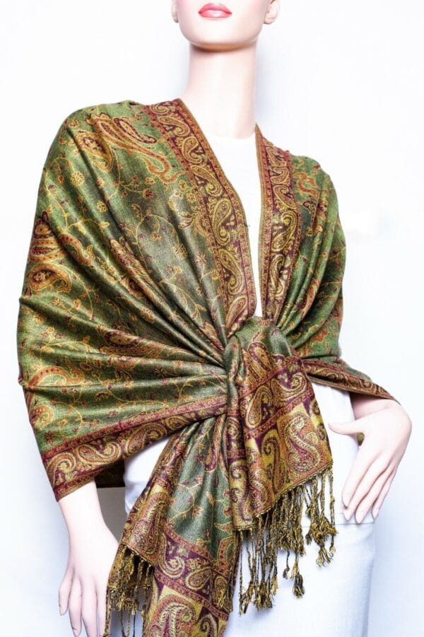 Jacquard Paisley Pashmina Shawl / Wrap / scarves 24 colors us wholesaler 104