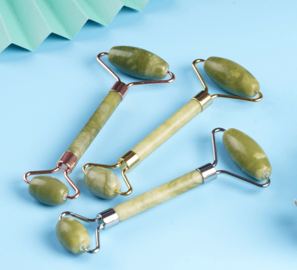 Jade Gua Sha Board Beauty Facial Roller Set Natural Face Neck Massager Tool 8