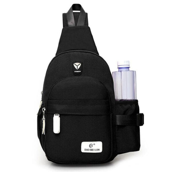 Men Women Nylon Crossbody Shoulder Chest Cycle Sling Bag Daily Travel Backpack 4