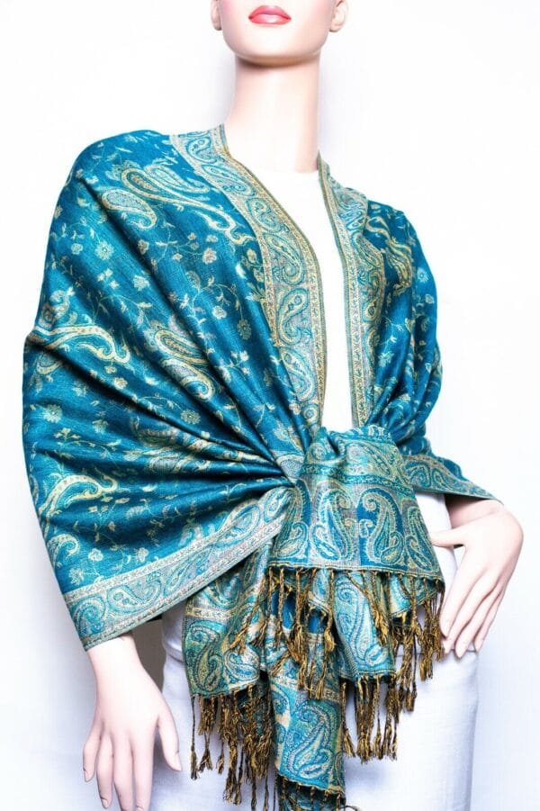 Jacquard Paisley Pashmina Shawl / Wrap / scarves 24 colors us wholesaler 107