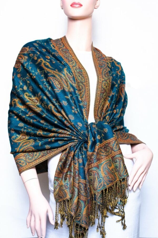 Jacquard Paisley Pashmina Shawl / Wrap / scarves 24 colors us wholesaler 108