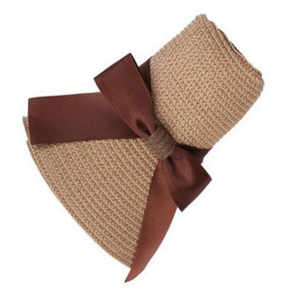 Straw Hats Wide Brim Packable Summer Cap 5