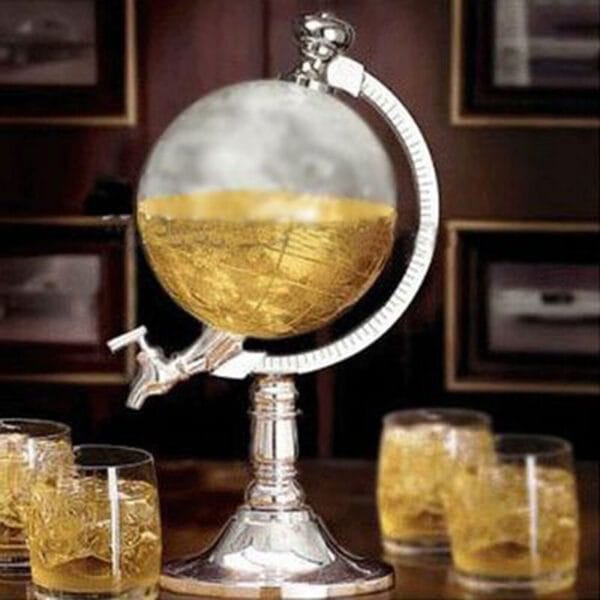 Globe Wine Decanter Dispenser Bar Beverage Drink Alcohol Liquor Whiskey Storage 9