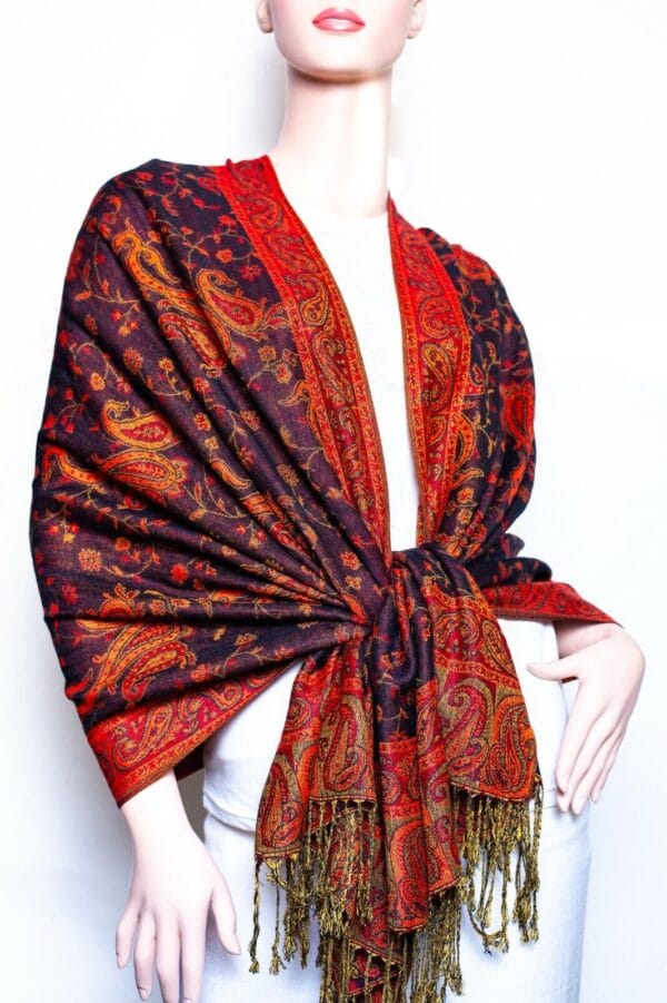 Jacquard Paisley Pashmina Shawl / Wrap / scarves 24 colors us wholesaler 80