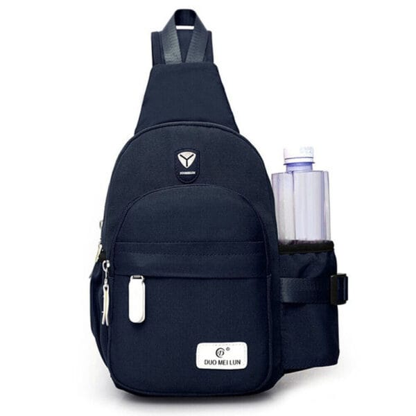 Men Women Nylon Crossbody Shoulder Chest Cycle Sling Bag Daily Travel Backpack 6
