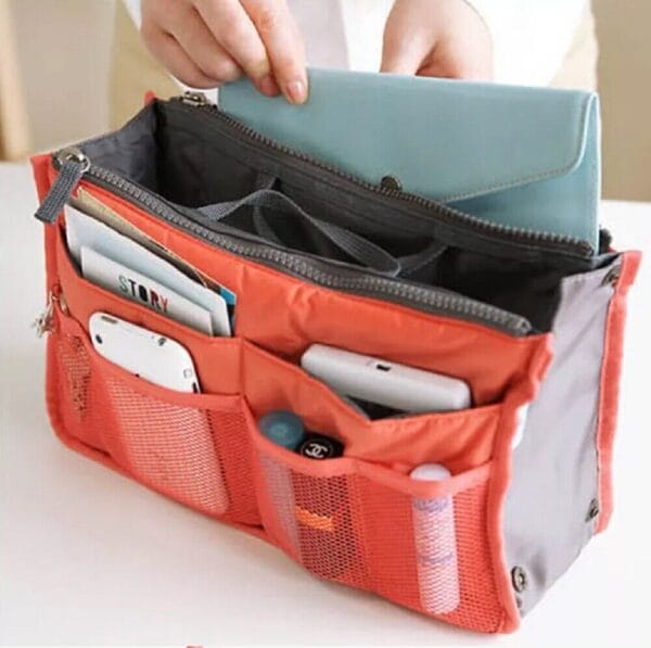 Women Multi-Pocket Travel Handbag Organizer 186