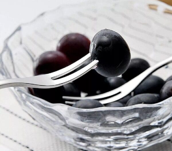 Stainless Steel Mini Fruit Forks Appetizer 7