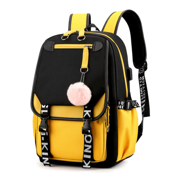 Women Girls Oxford Backpack 17" School Bag Waterproof Bookbag Travel Rucksack 29