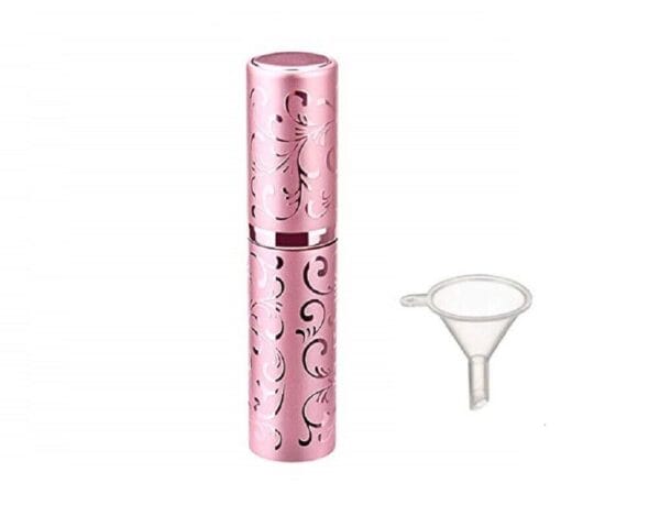 10ml Mini Portable Refillable Perfume Atomizer Travel Empty Spray Bottle Funnel 17
