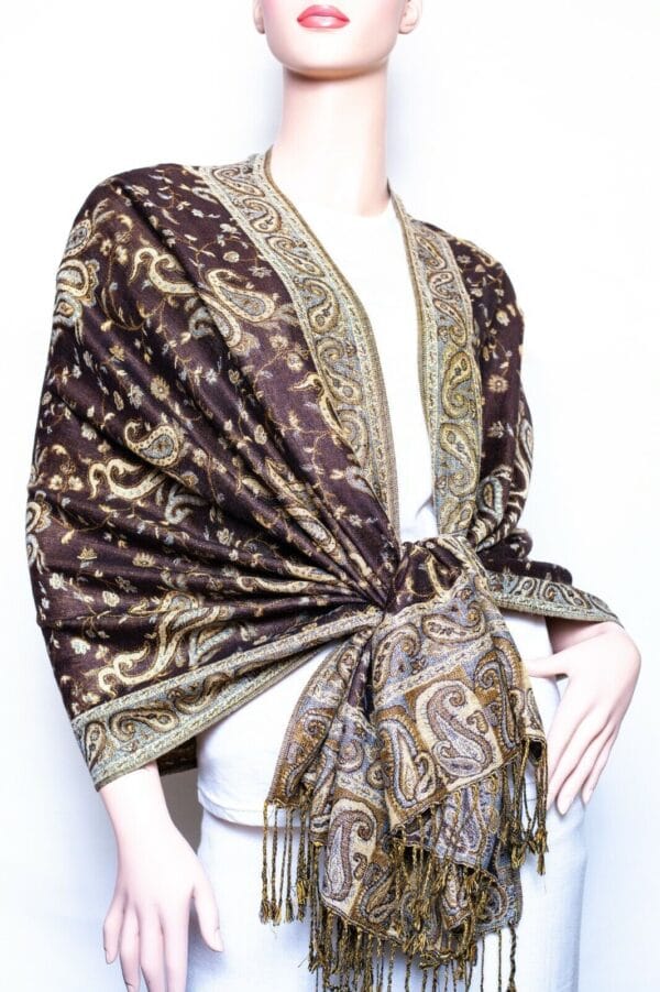 Jacquard Paisley Pashmina Shawl / Wrap / scarves 24 colors us wholesaler 84