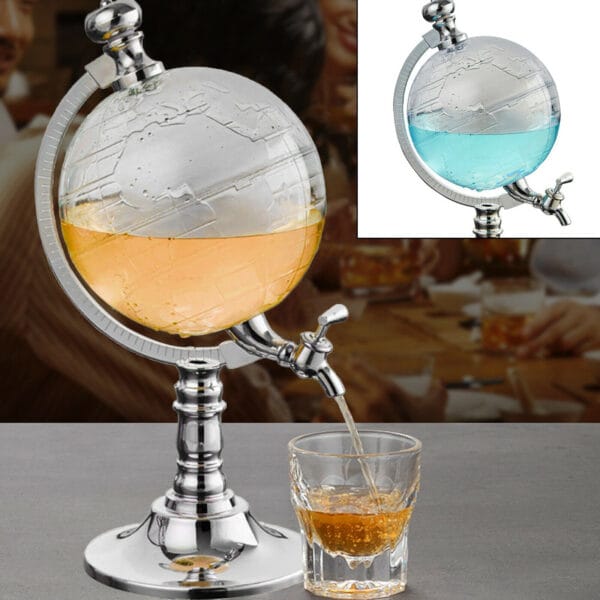 Globe Wine Decanter Dispenser Bar Beverage Drink Alcohol Liquor Whiskey Storage 14