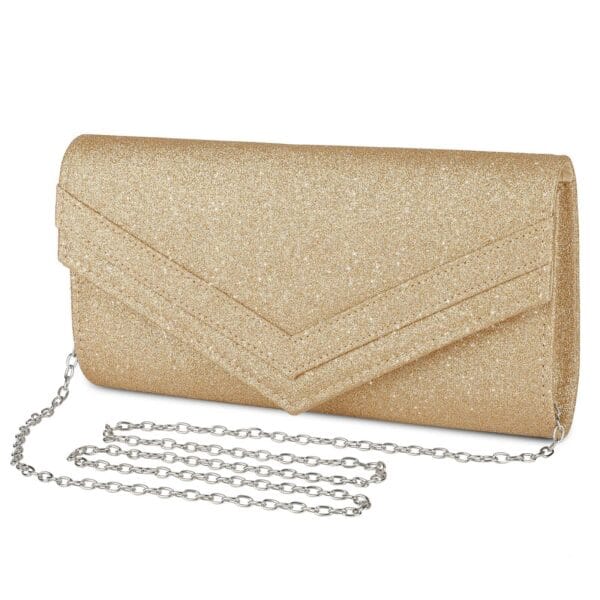 Women Sparkling Evening Envelope Clutch Bag Cocktail Party Wedding Banquet Purse 14