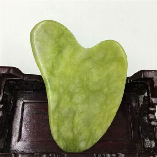 Jade Gua Sha Board Beauty Facial Roller Set Natural Face Neck Massager Tool 15