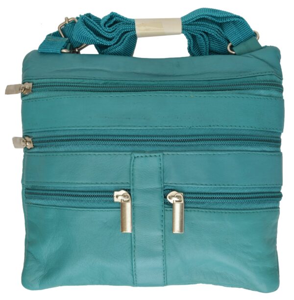 Marshal Soft Leather Cross Body Bag Purse Shoulder Bag 5 Pocket Organizer.. 4