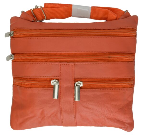 Marshal Soft Leather Cross Body Bag Purse Shoulder Bag 5 Pocket Organizer.. 3