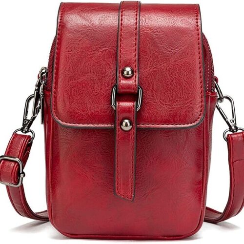 2 Vintage Crossbody Small Messenger Shoulder Phone Bag Cash Handbag Purse Wallet