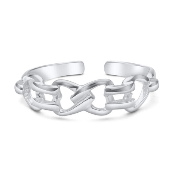 High Polished Sterling Silver Toe Rings for Women Beach Jewelry- Kezef Creations 13