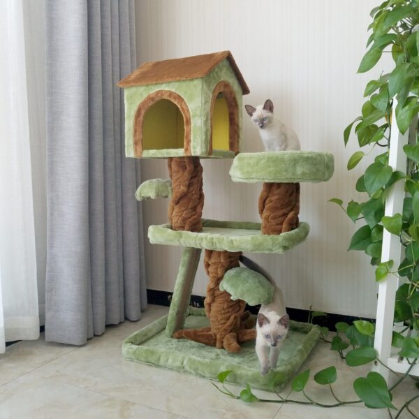 Cat tree Tower Great For Multiple Cats Scratcher Play House Condo Pet House 41" 3