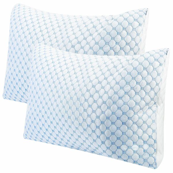 Cooling Memory Foam Pillows Gel Infused Cool Pillow for Sleeping Queen/King Size 3