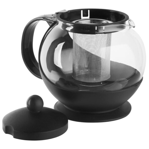 25 oz Tempered Glass Teapot Hot Tea Maker with Stainless Steel Infuser 4