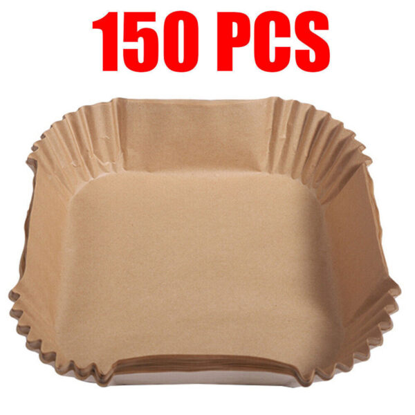 Picture 14 of 14 Hover to zoom Have one to sell? Sell now Air Fryer Liners 50/100/150 pcs Disposable Paper Liner for Roasting Microwave 4