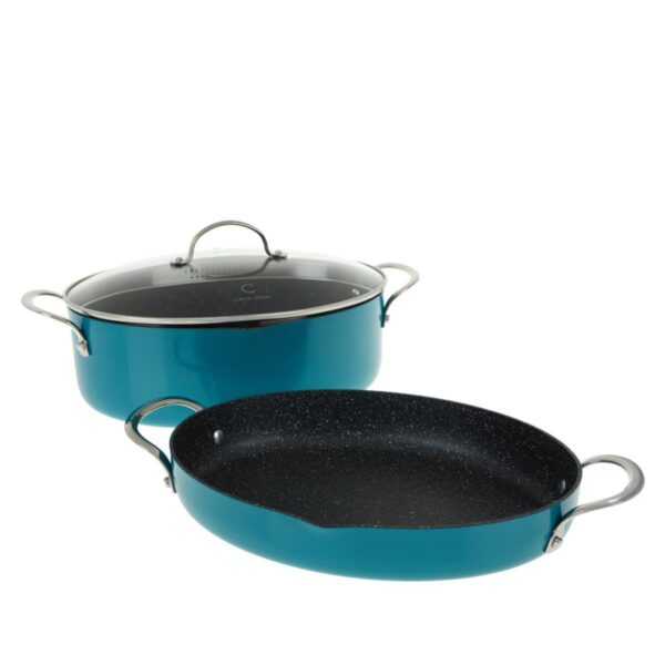 Curtis Stone 3-piece Oval Cookware Set Model 729-514 4