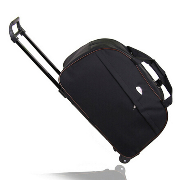 Duffle Bag 24" Rolling Wheeled Trolley Bag Tote Carry On Luggage Travel Suitcase 3