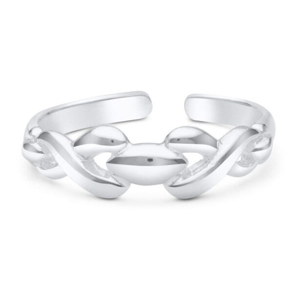 High Polished Sterling Silver Toe Rings for Women Beach Jewelry- Kezef Creations 15