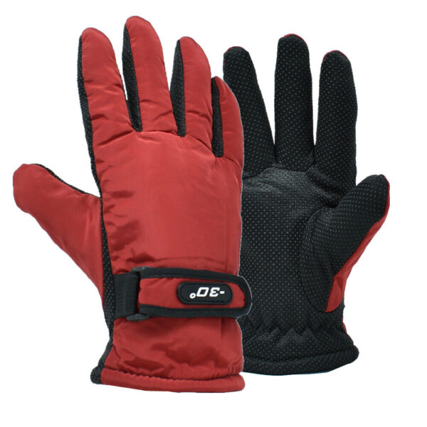 4 Men Winter Thermal Warm Waterproof Ski Snowboarding Driving Work Gloves Mitten