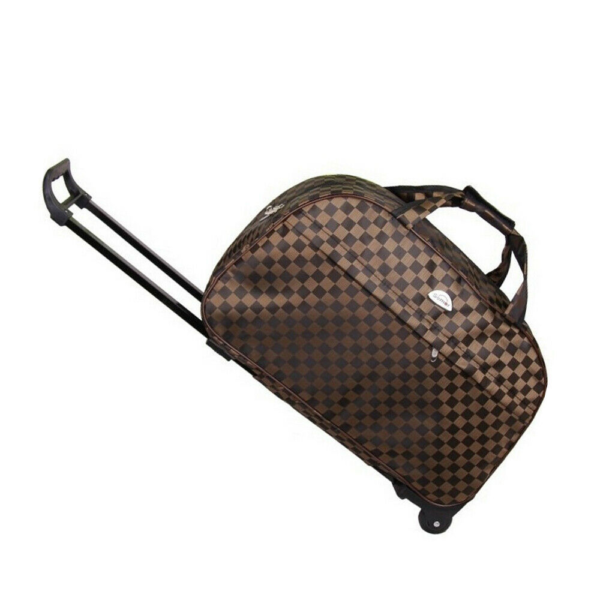 Duffle Bag 24" Rolling Wheeled Trolley Bag Tote Carry On Luggage Travel Suitcase 5