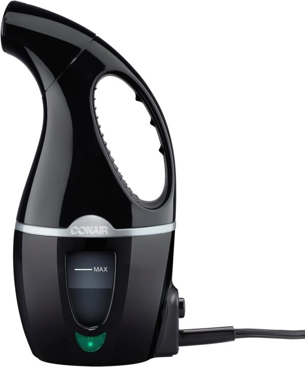 Conair Handheld Travel Garment Steamer for Clothes, CompleteSteam 1100W, For Home, Office and Travel,Black 1