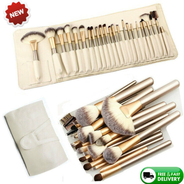 s-l1600 (28) 24Pcs Professional Make up Brushes Set Cosmetic Makeup Face Powder With Case