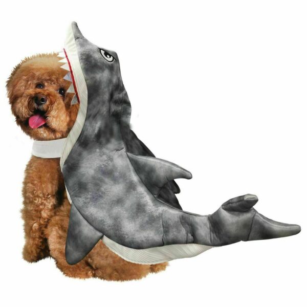 s-l1600 (46) Dog Shark Halloween Costume Pet Medium Size Dogs One-piece Costume
