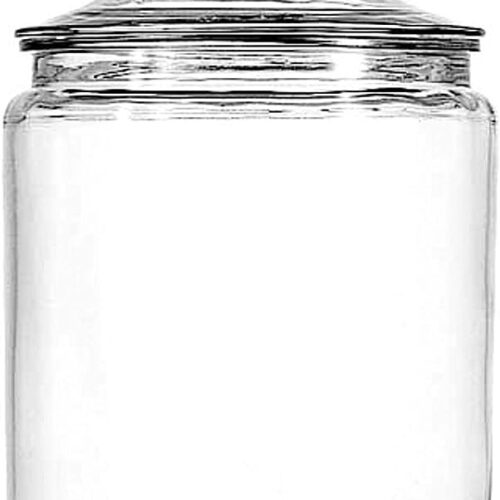 1 Anchor Hocking 2 Gallon Heritage Hill Glass Jar with Lid (2 piece, all glass, dishwasher safe)