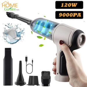 3 in 1 Upgrade Car Vacuum Cleaner Air Blower Wireless Handheld Rechargeable Mini