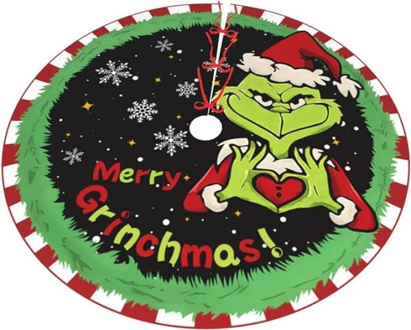 Christmas Tree Skirt Xmas Decorations Indoor Winter 3
