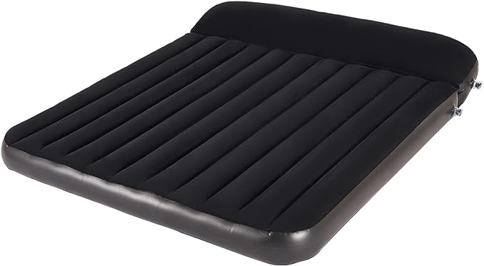 RAPTAVIS King Size Flocking Air Mattress for Camping, Sleeping Pad Mat with Build-in Pillow for Living Room, Outdoor Travel