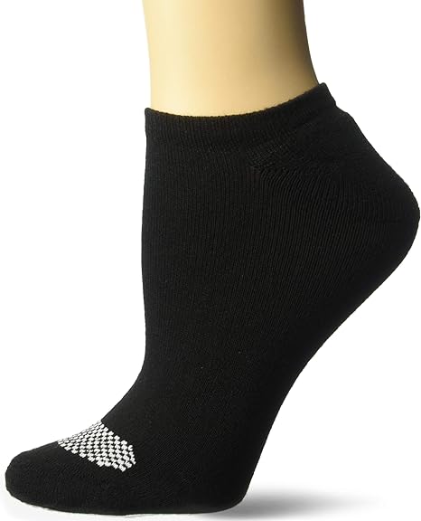 Hanes Women's Plush Comfort Toe Seam No Show Socks, 6-Pair Pack
