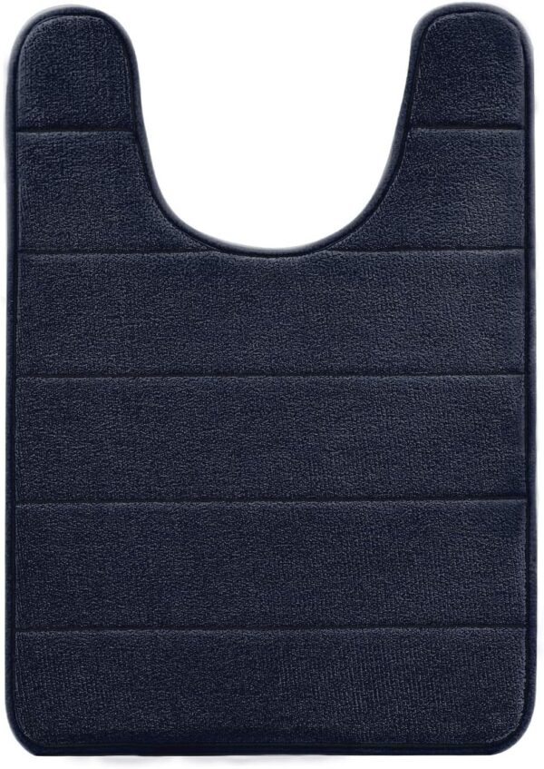 U-Shaped Contour Memory Foam Toilet Mat - Non-Slip