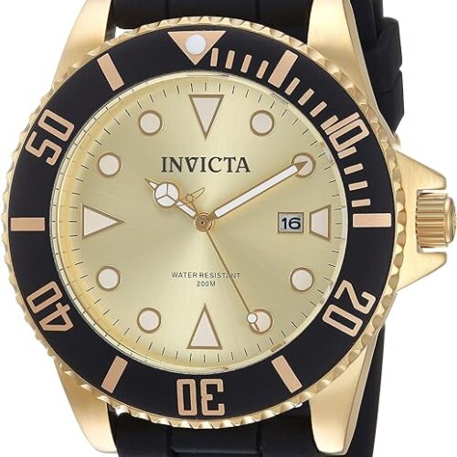 91Dvr35QsXL._AC_SY741_ Invicta Pro Diver Gold Dial Men's Watch