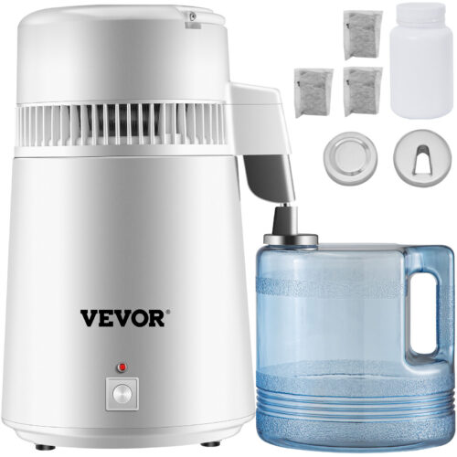 a1 VEVOR 4L Water Distiller Purifier Machine Countertop Stainless Steel Interior